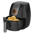 Fritadeira Elétrica Digital sem Óleo 3L Cadence Cook Fryer Preta 1250W 127V FRT526