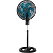 Ventilador de Coluna Cadence VTR830 Refresh Turbo Pro 6 Pás 3 Velocidades Preto e Azul 127V